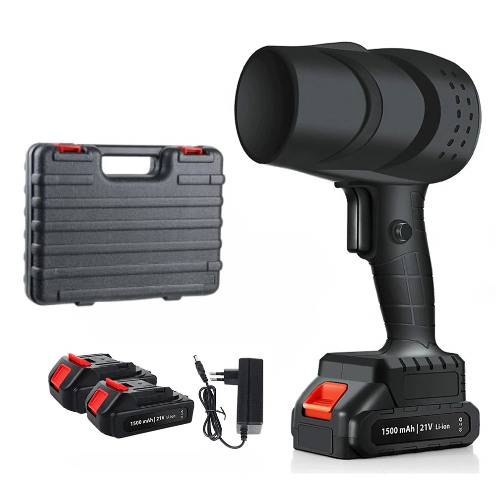 Ventilador Turbo eléctrico de 120 km/h, sopladores de 36000rpm, potente ventilador de chorro inalámbrico, herramienta de soplado de aire de polvo de hojas de nieve para batería de 21V
